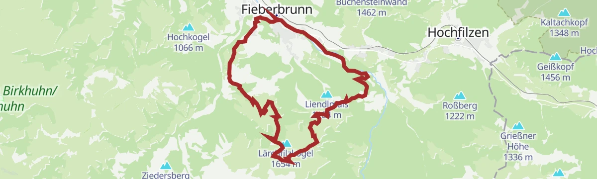 Route map: 256 | Rundweg Lärchfilzhochalm